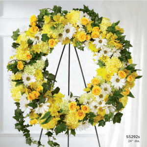 Wreath Flower Arrangement S5292s