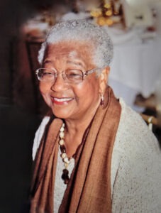 Sweet Older Woman in Scarf