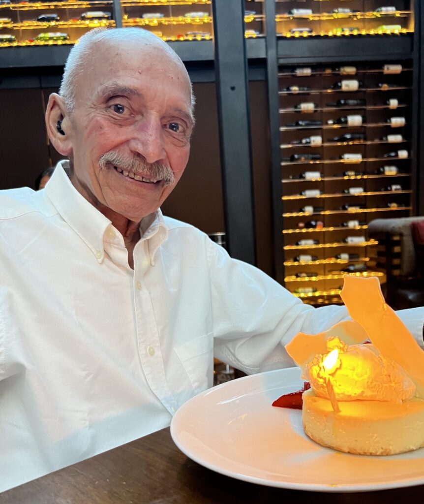 Man with Dessert