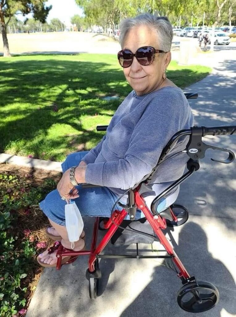 Smiling Woman in Chair