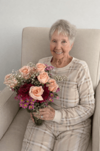 Woman with Bouquet