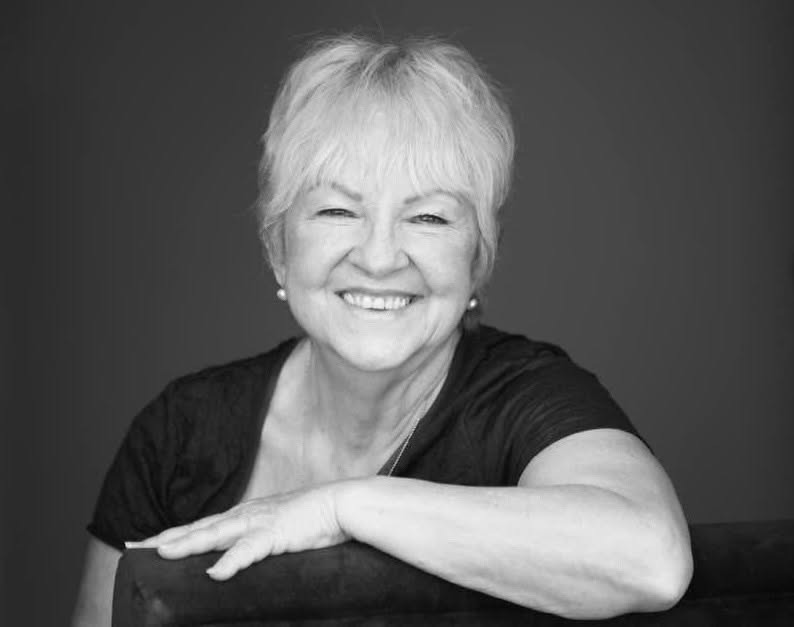 Black and White Portrait of Woman