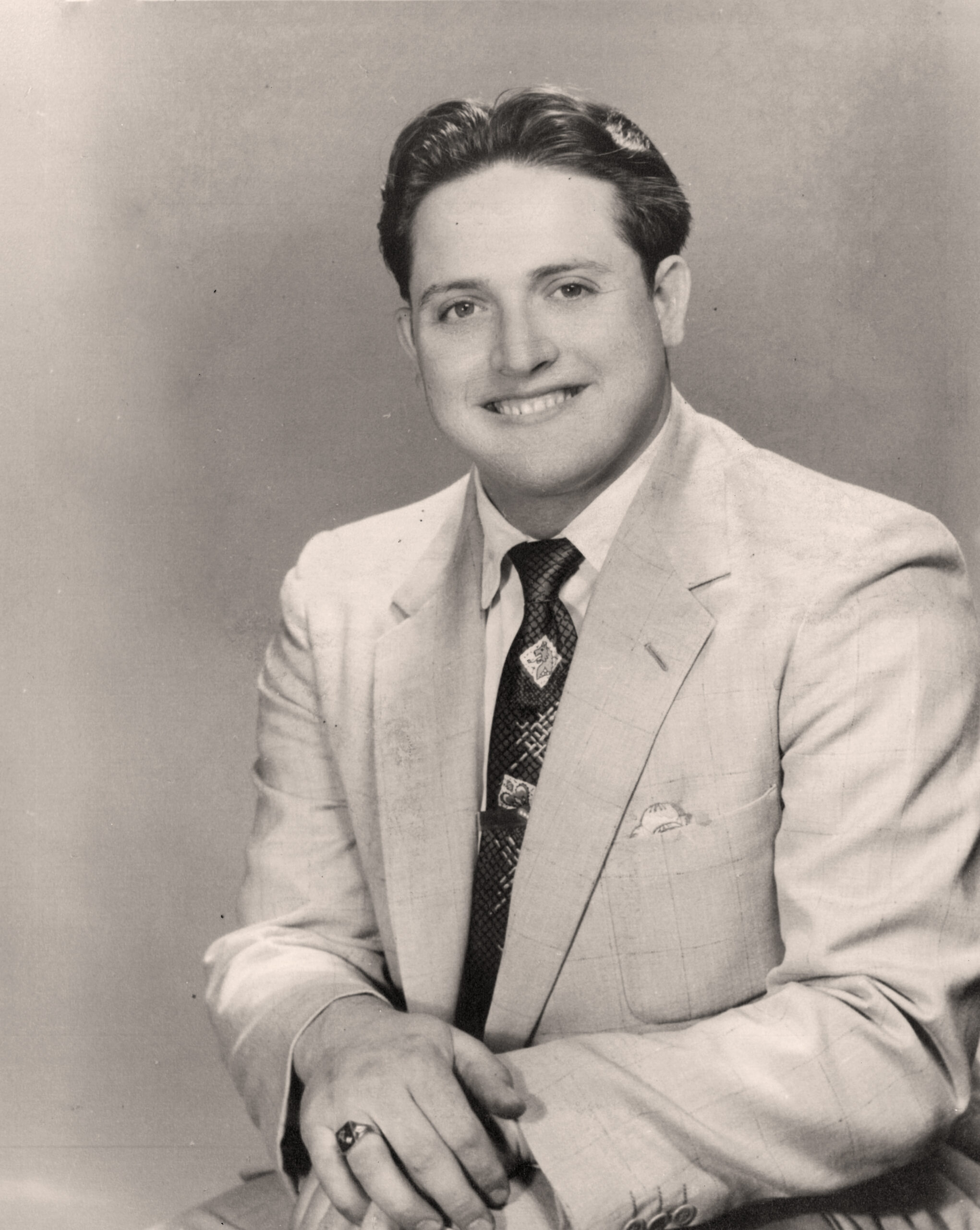 Vintage Photo of Man in Suit