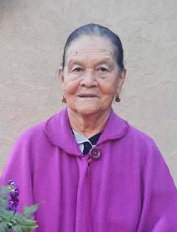 Woman in Violet Sweater