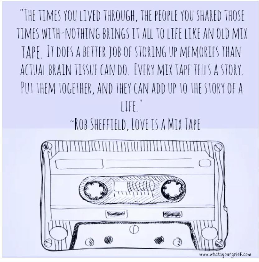 Screen Shot 2022-06-22 at 1.58.41 PM Drawing of Cassette tape with Words