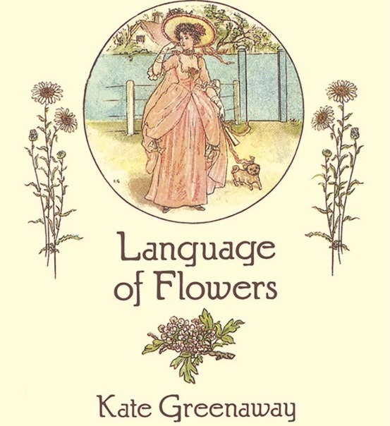 Book cover from "The Language of Flowers by Dover Publications