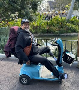 Man on Scooter