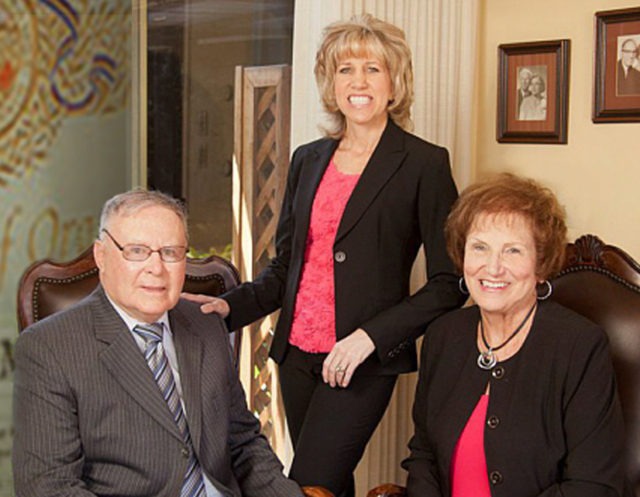 Family portrait with man and two women