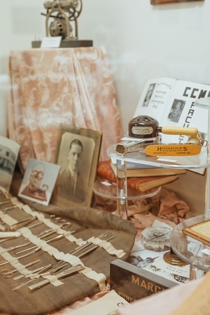 Embalming tools display