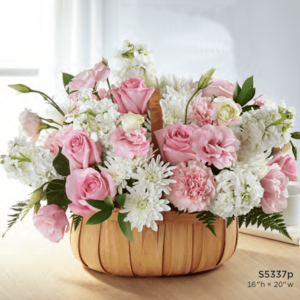 Basket Flower Arrangement S5337p