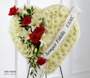 Heart Flower Arrangement S45-4543s
