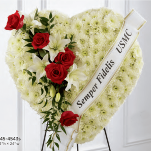 Heart Flower Arrangement S45-4543s