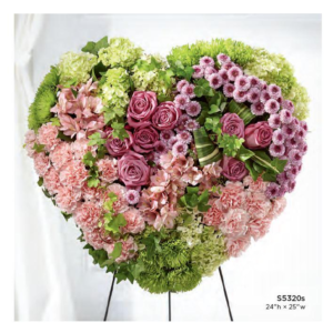 Heart Flower Arrangement S5320s